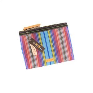 Consuela Slim (Small) Zip Mesh Pouch - Serape Inspired - Juanita